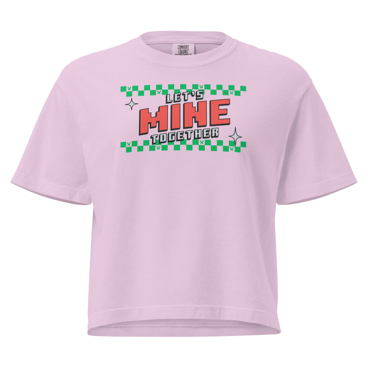 Minecraft Women’s Boxy Tee Let's MINE Together