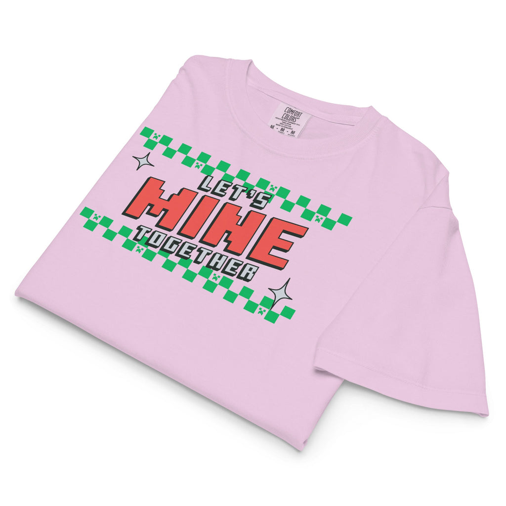 Minecraft Women’s Boxy Tee Let's MINE Together