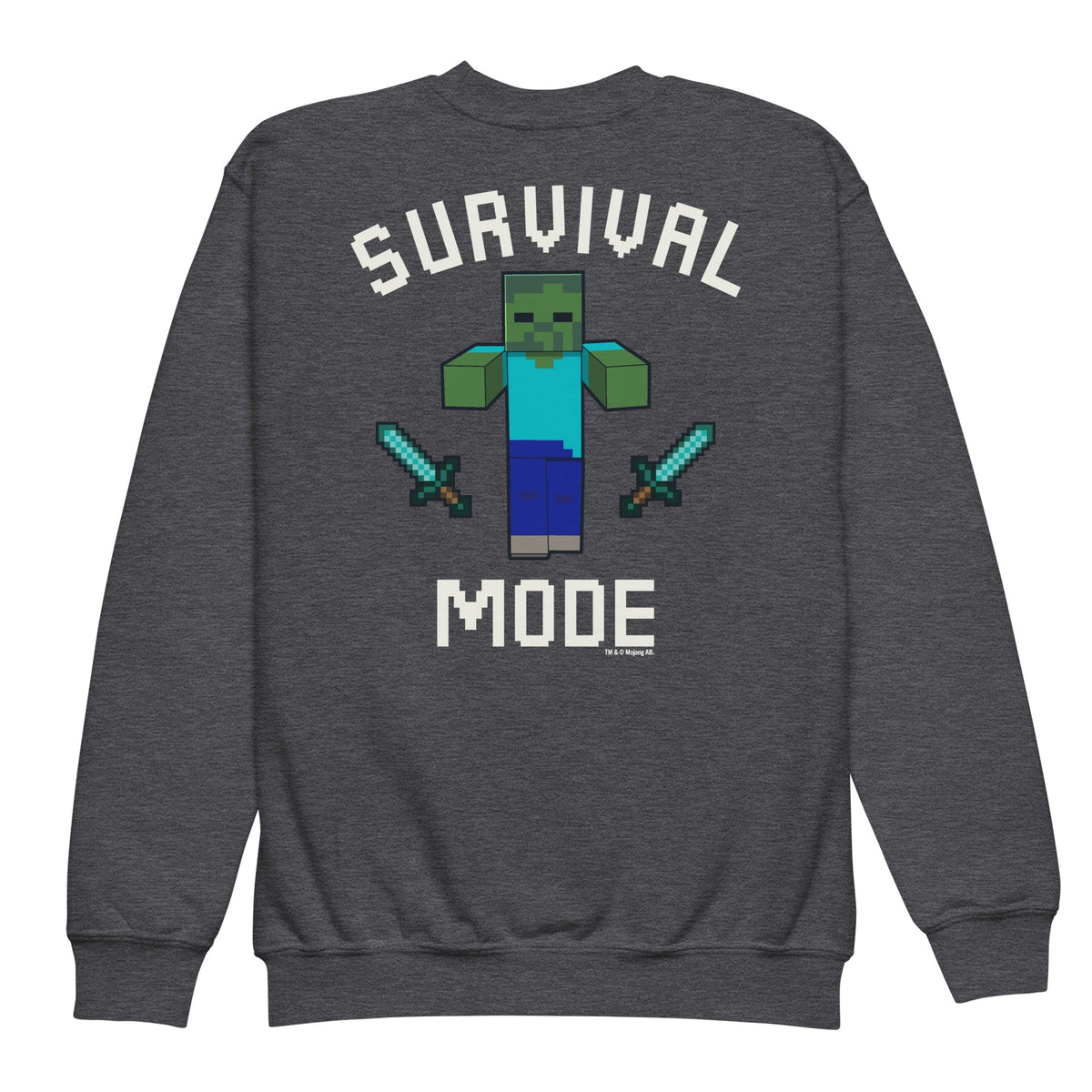Minecraft Kids Sweatshirt Survival Mode