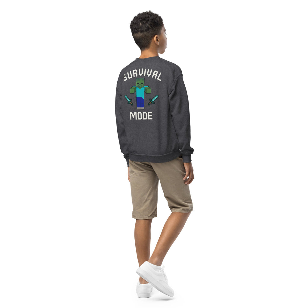 Minecraft Kids Sweatshirt Survival Mode