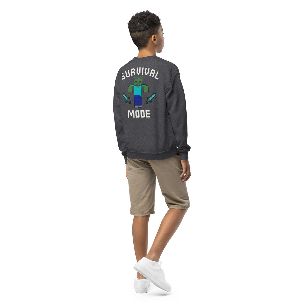 Minecraft Kids Sweatshirt Survival Mode
