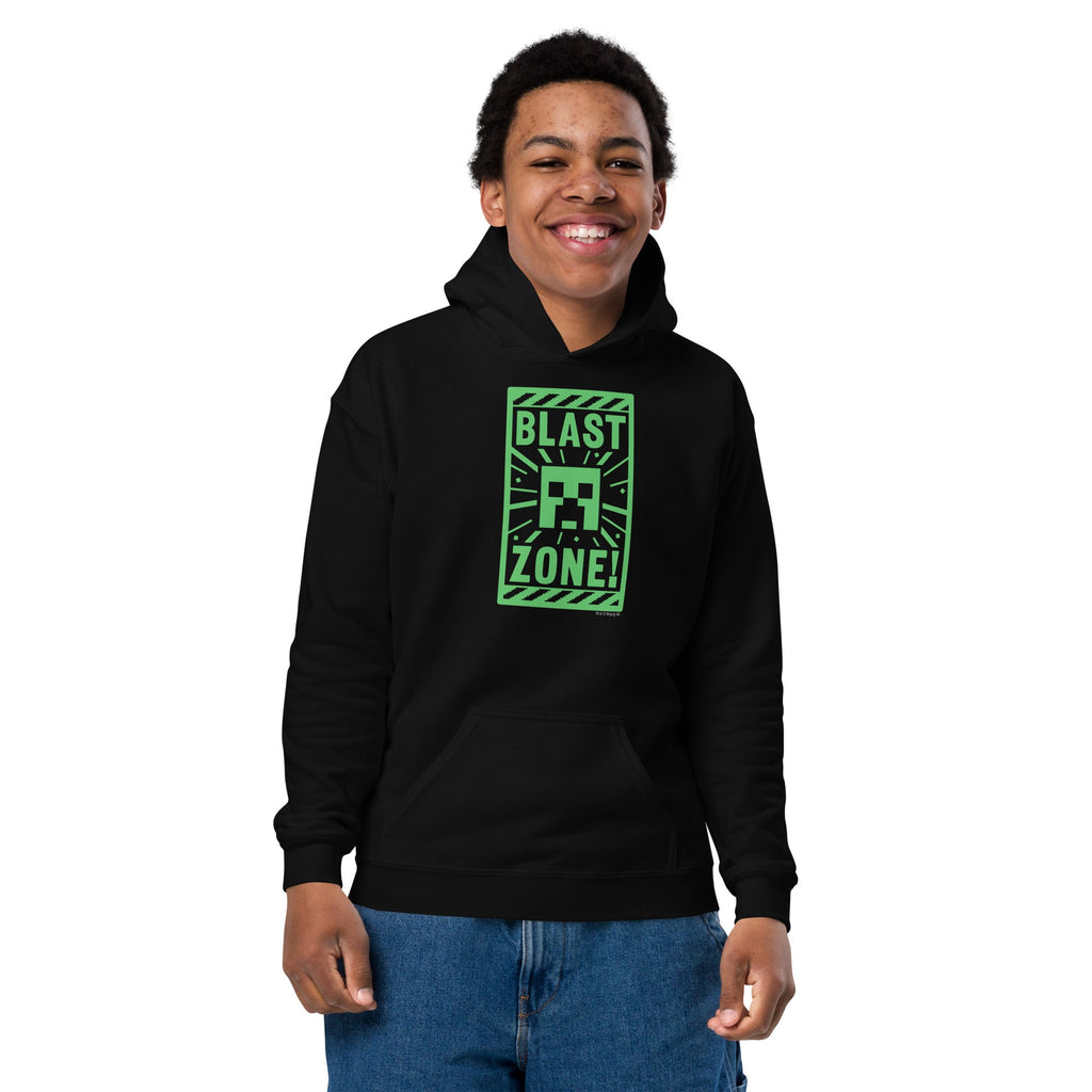 Minecraft Youth Hoodie Creeper Blast Zone