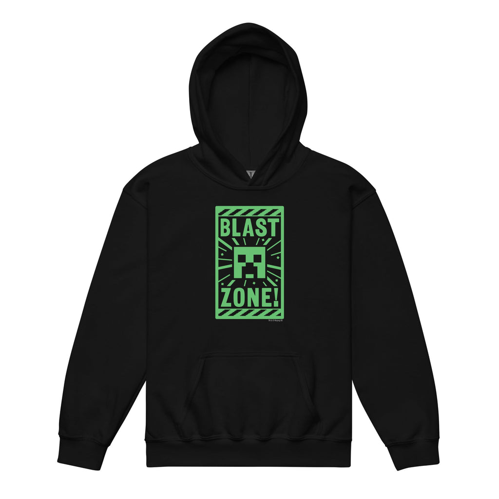 Minecraft Youth Hoodie Creeper Blast Zone