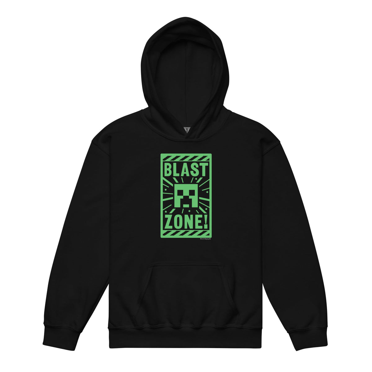 Minecraft Youth Hoodie Creeper Blast Zone