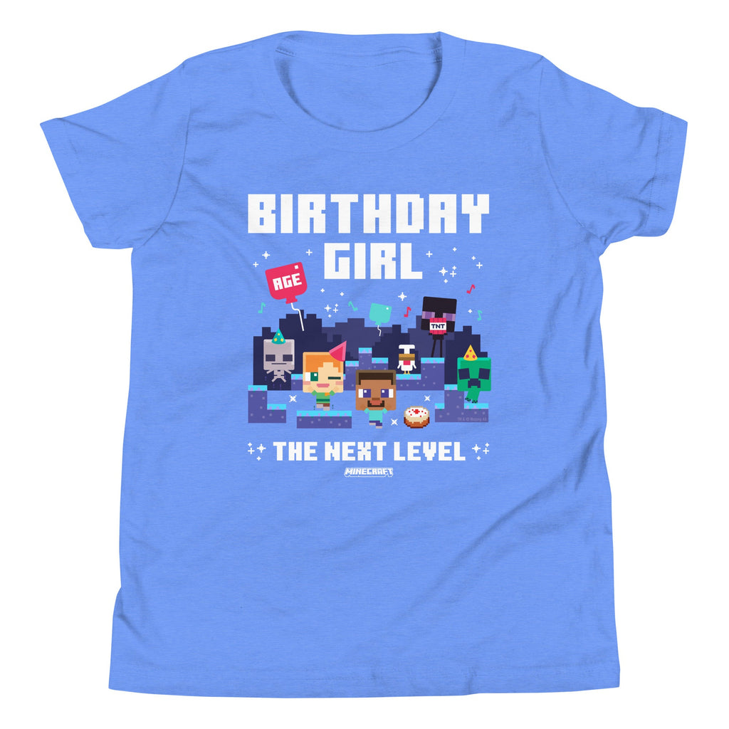 Minecraft Kids T-Shirt Birthday Girl Personalized Age