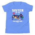 Minecraft Kids T-Shirt Sister Of The Birthday Girl Personalized Name